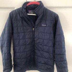 Boys Patagonia nano puff jacket